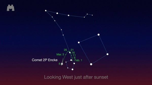 2月11日凌晨3时的东边天空的武仙座(hercules,2月13日的北冕座