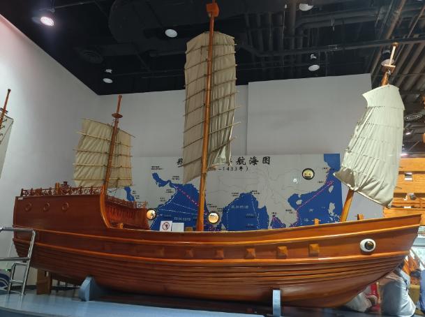 华夏之光展厅福船展品 华夏之光展厅福船展品