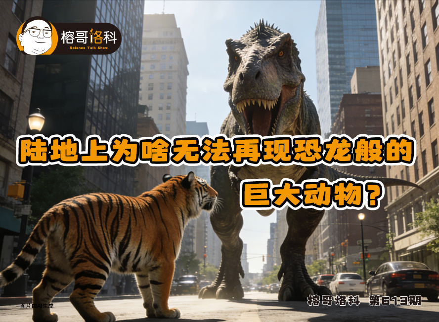 【榕哥烙科】第613期：陆地上为啥无法再现恐龙般的巨大动物？