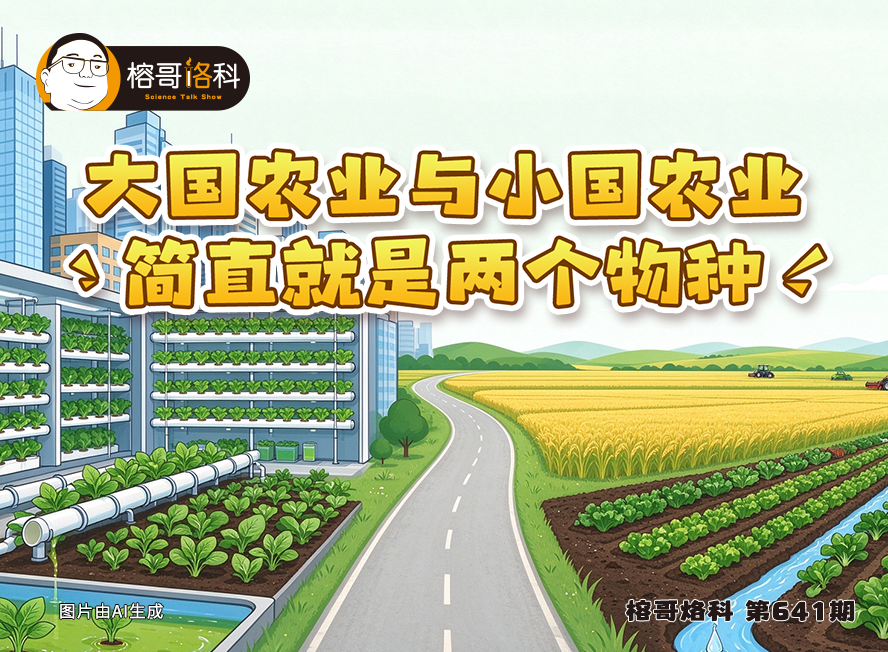 【榕哥烙科】第641期:大国农业与小国农业简直就是两个物种