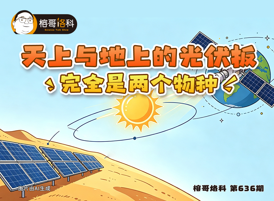 【榕哥烙科】第636期：天上与地上的光伏板完全是两个物种