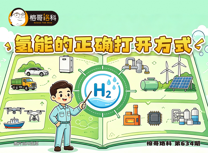 【榕哥烙科】第634期：氢能的正确打开方式