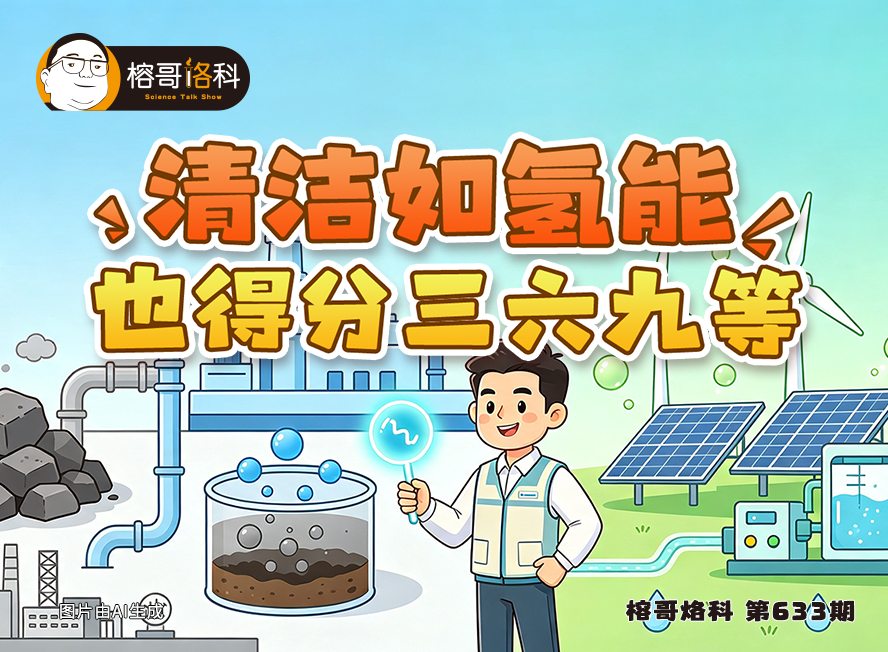 【榕哥烙科】第633期：清洁如氢能，也得分三六九等
