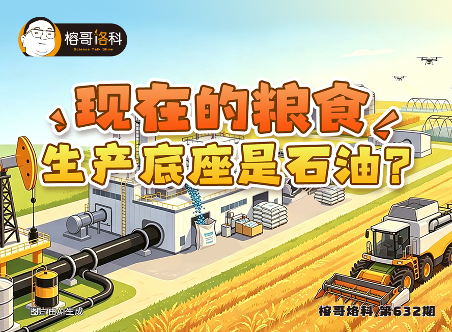 【榕哥烙科】第632期：现在的粮食生产底座是石油？