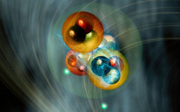 氦原子概念模型图
