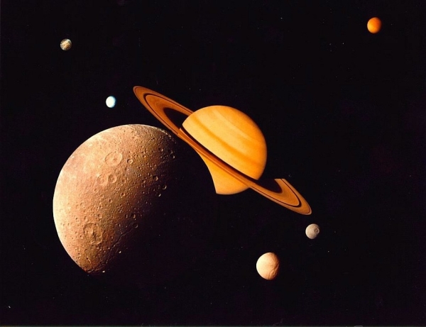 土星和木星 图片来源:pixabay
