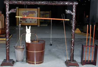 秤漏模型,图片来源于《中国古代天文丛书》 秤漏模型,图片来源于《中国古代天文丛书》