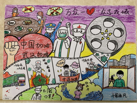 云游中科馆;抗疫情专题海报 云游中科馆;抗疫情专题海报