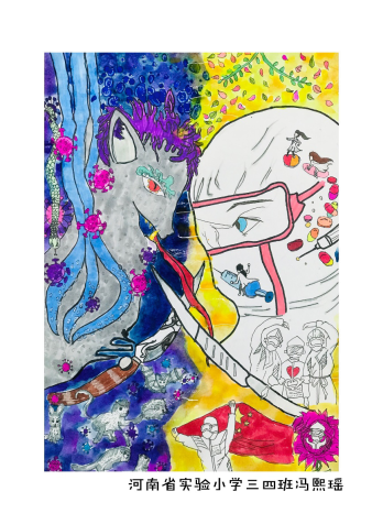 云游中科馆;抗疫情专题海报 云游中科馆;抗疫情专题海报