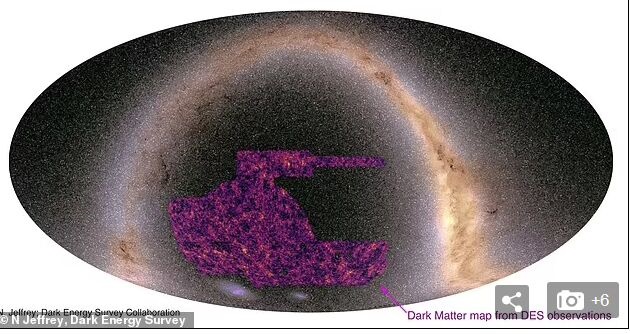 天文学家绘制最壮观暗物质地图：1亿星系光线下，暗物质像胶水把星系粘在一起