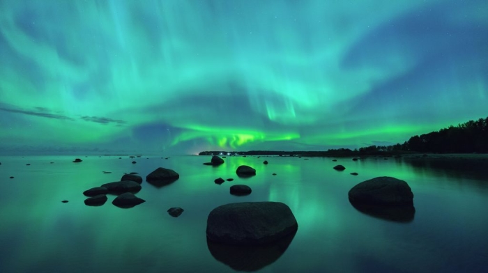 北极光,芬兰湾