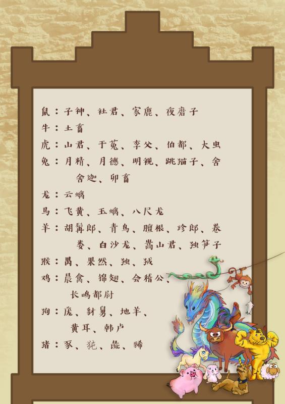 十二生肖,虎年,生效别称 十二生肖,虎年,生效别称